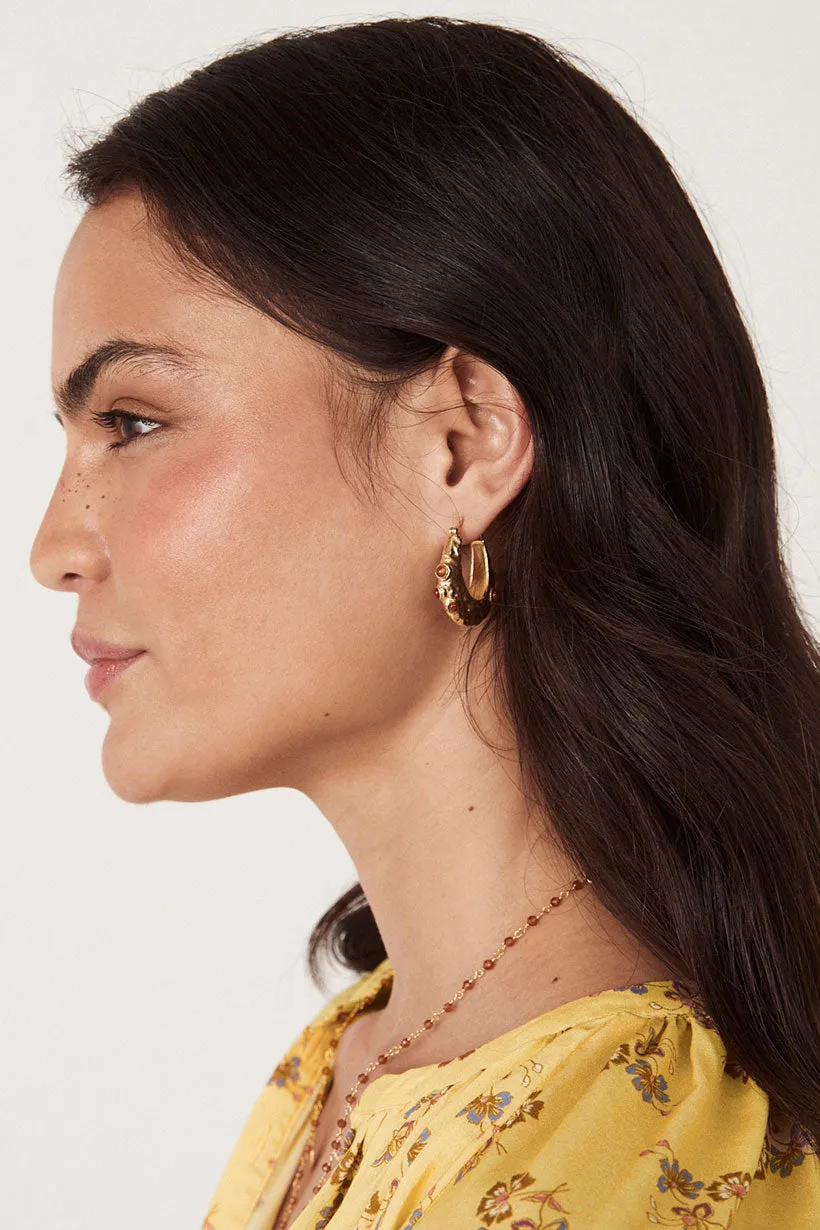 Desert Flower Stone Earrings sold by Spell product image thumbnail 3
