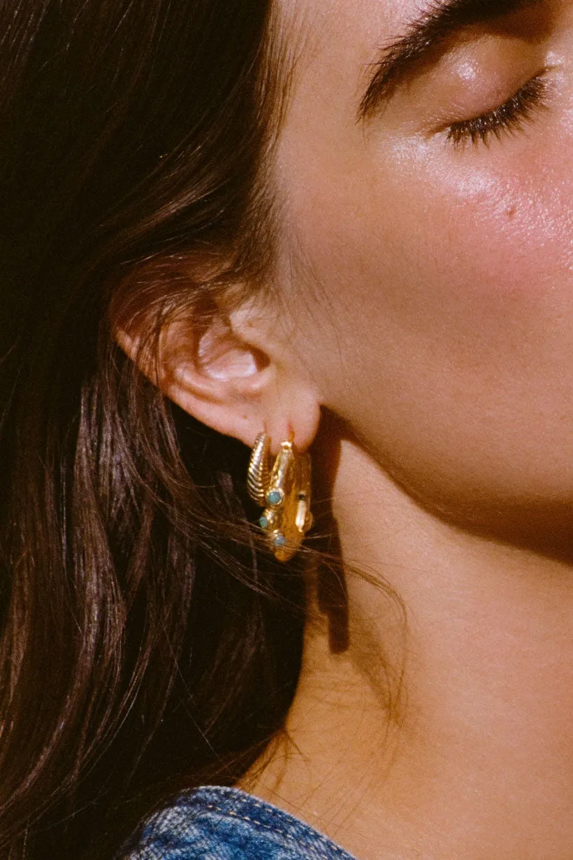 Desert Flower Stone Earrings sold by Spell product image thumbnail 2