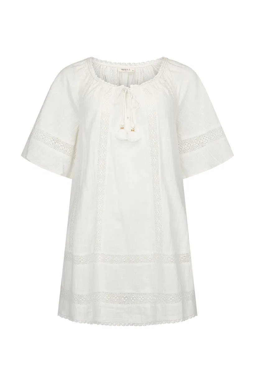 Serendipity Lace Mini Dress sold by Spell product image thumbnail 5