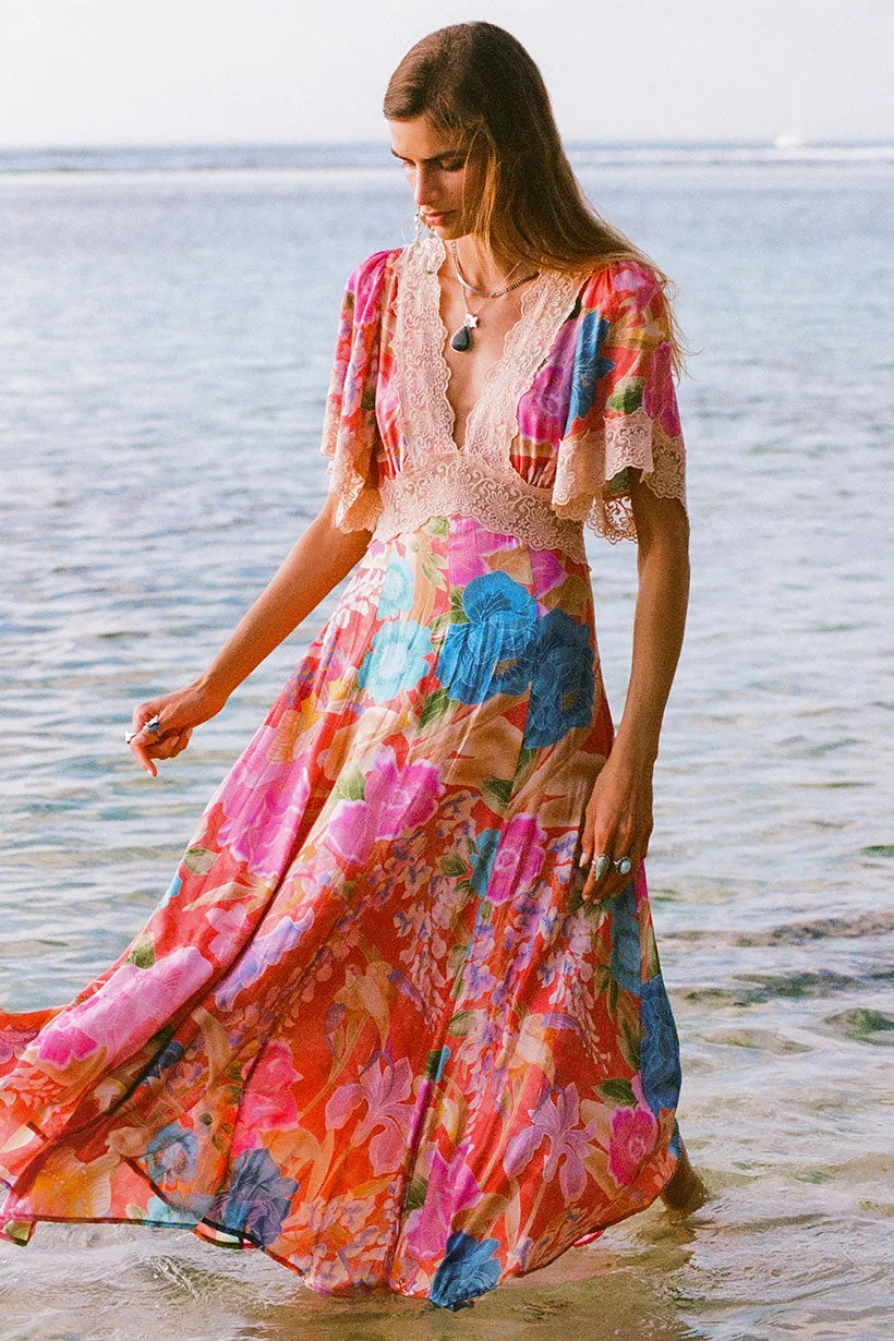 Painter's Garden Lace Maxi Dress sold by Spell product image thumbnail 2