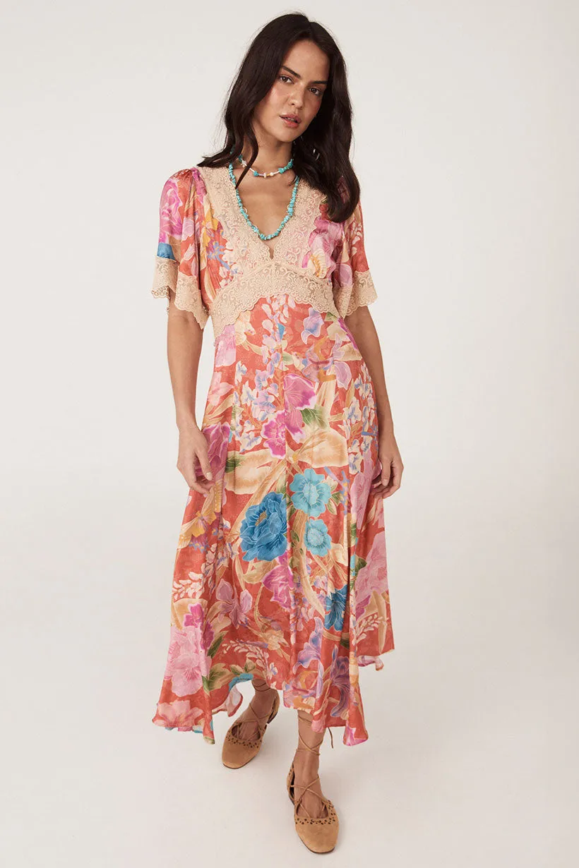 Painter's Garden Lace Maxi Dress sold by Spell product image thumbnail 5