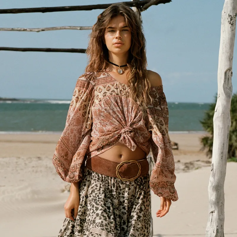 Lovers Beach Blouse sold by Spell