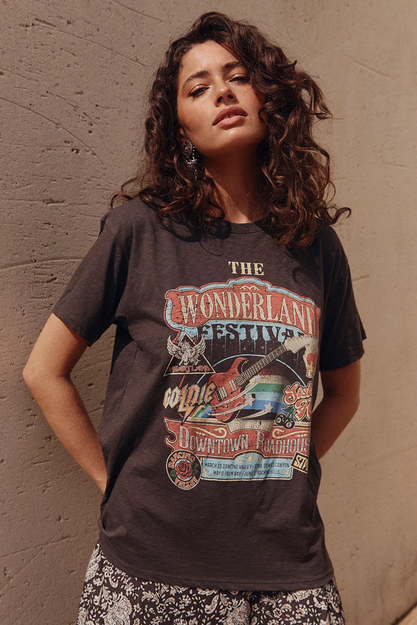 Wonderland Biker Tee sold by Spell product image thumbnail 3