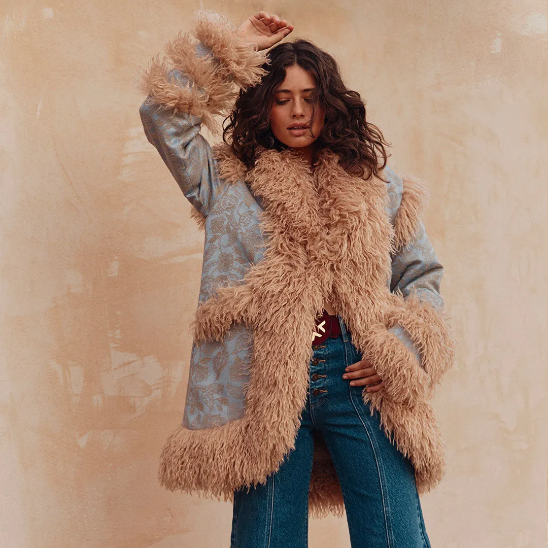 Starlet Jacquard Coat sold by Spell