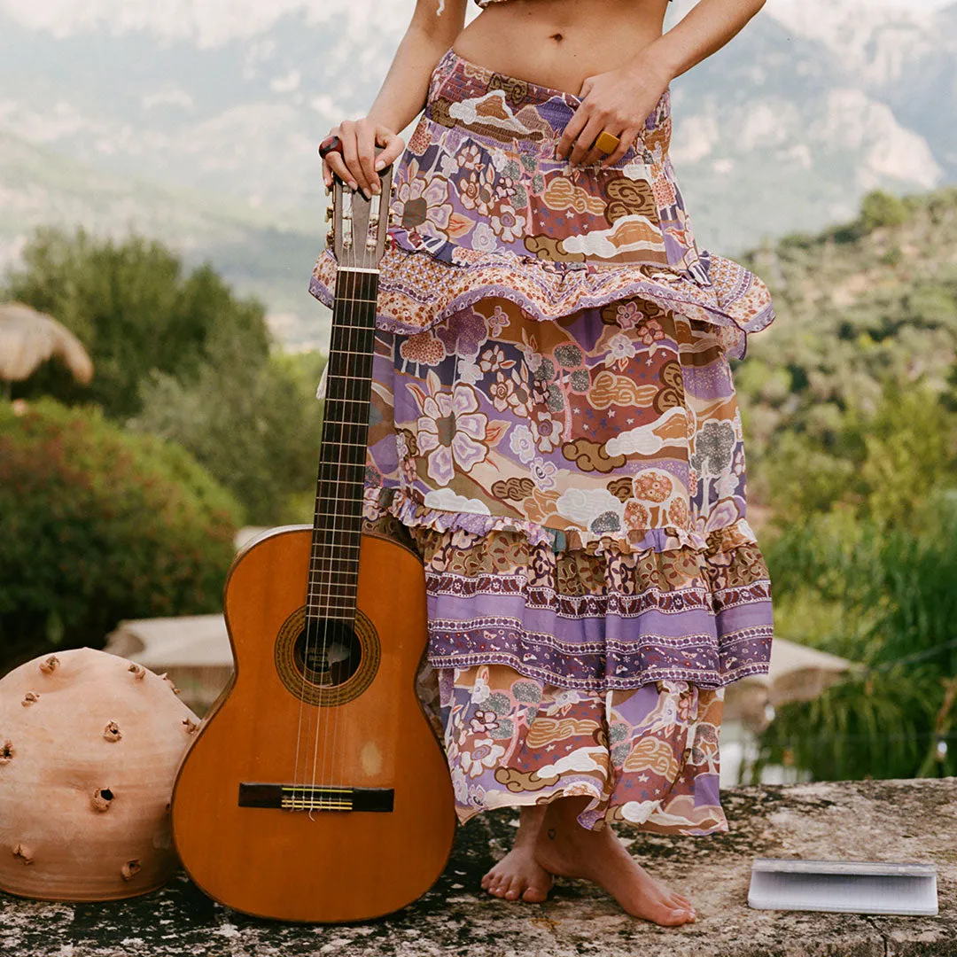 Dancing Valley Ra-Ra Maxi Skirt sold by Spell