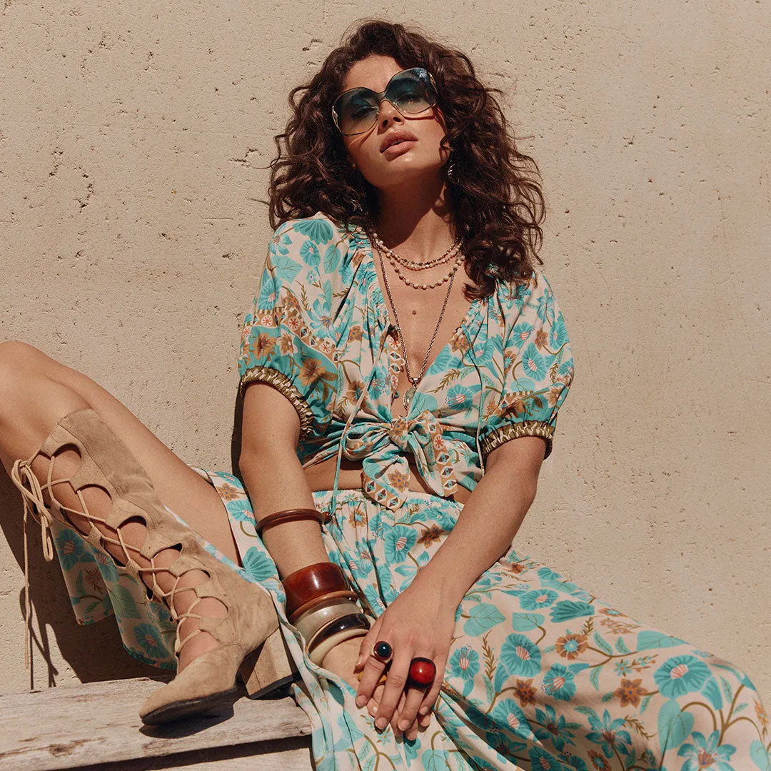 Goldie Short Sleeve Blouse sold by Spell