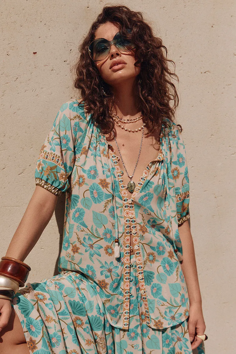 Goldie Short Sleeve Blouse sold by Spell product image thumbnail 3