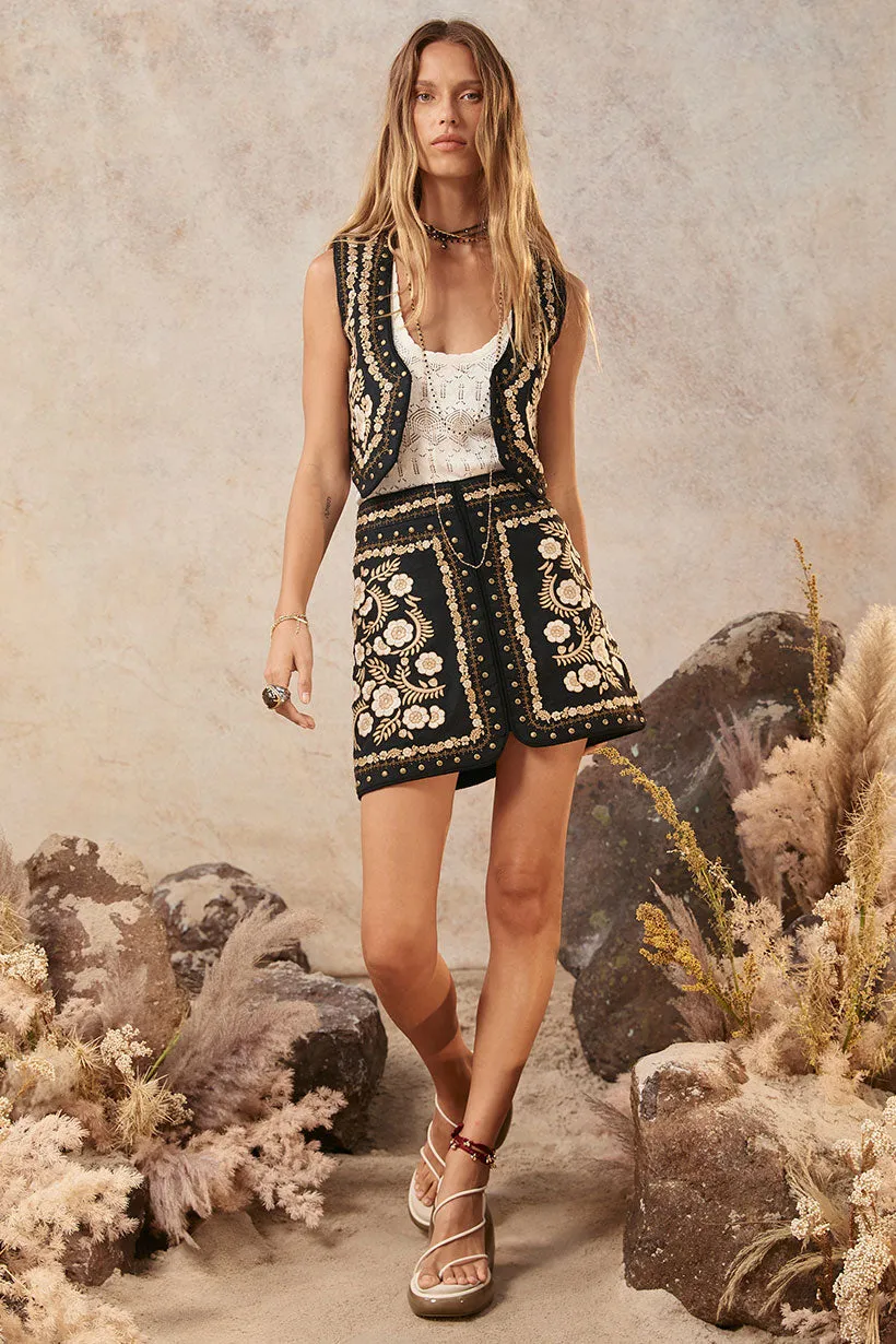 Remi Mini Skirt sold by Spell product image thumbnail 4