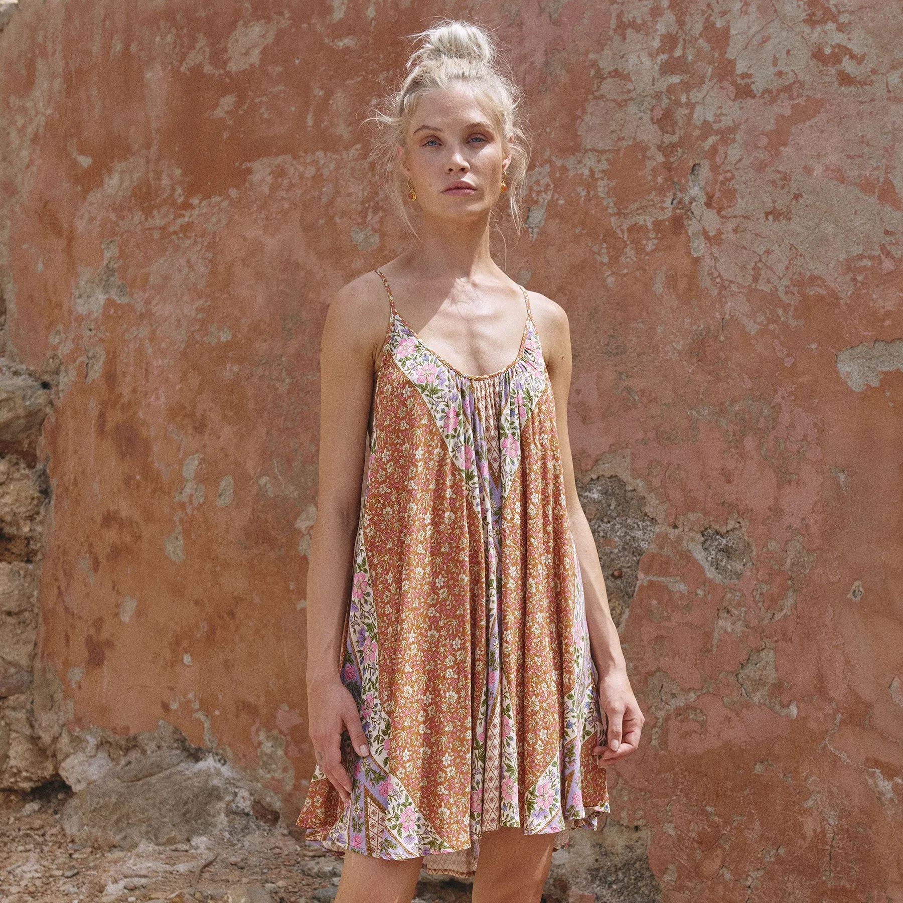 Sienna Strappy Mini Dress sold by Spell