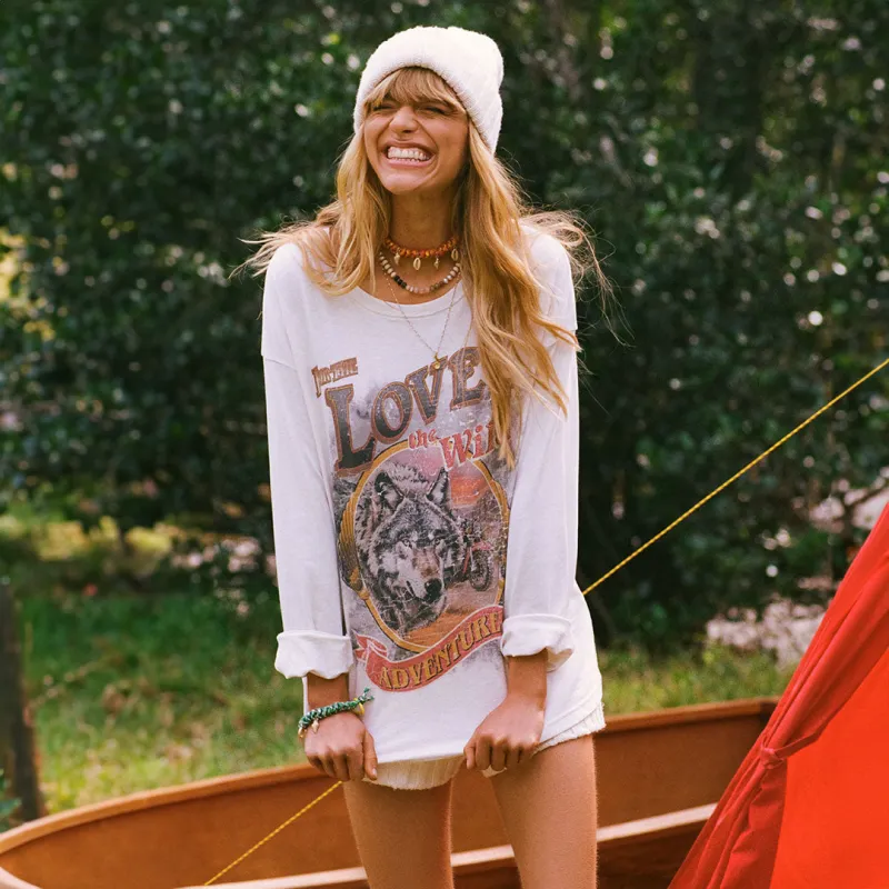 Wild Love Long Sleeve Tee sold by Spell