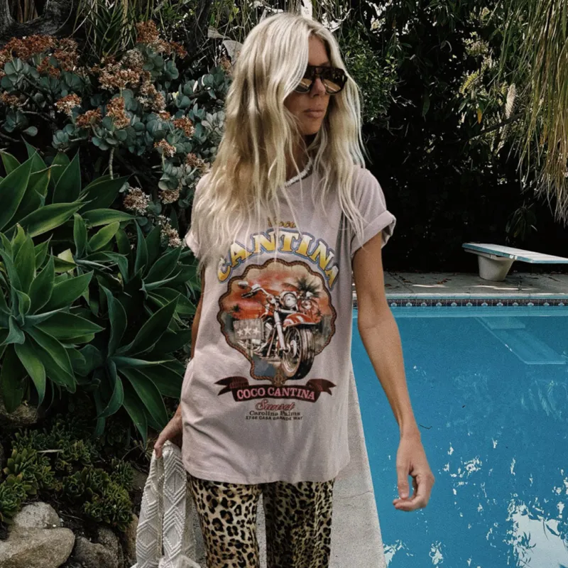 Coco Cantina Biker Tee sold by Spell