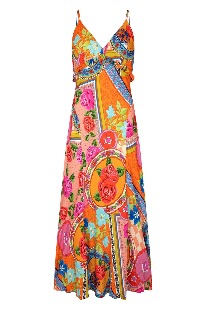 Aphrodite Bias Maxi Dress sold by Spell product image thumbnail 5