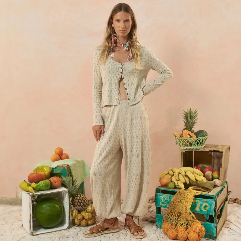 Rhodes Knit Harem Pant sold by Spell