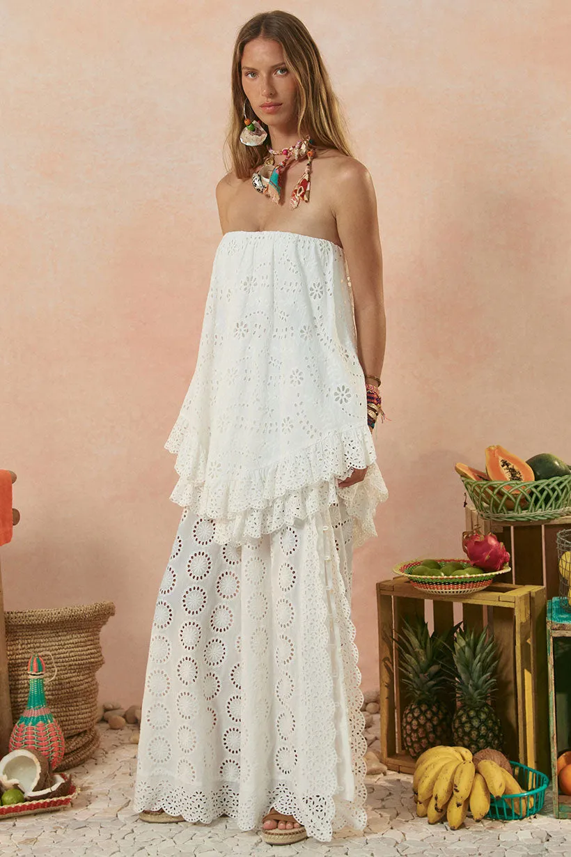 Yaya Lace Scarf Mini Dress sold by Spell product image thumbnail 3