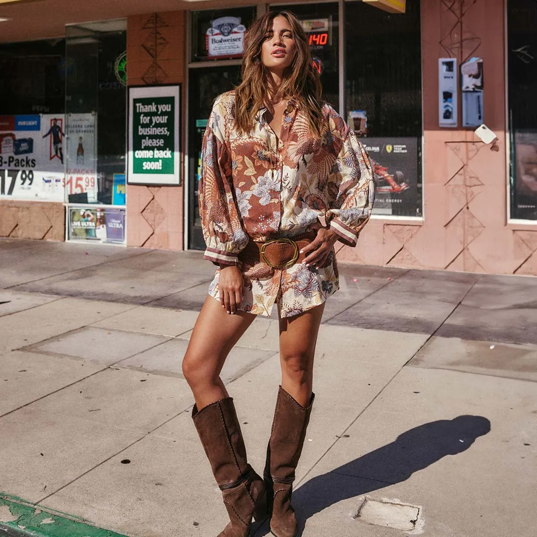 Volcano Goddess Shirt Dress sold by Spell