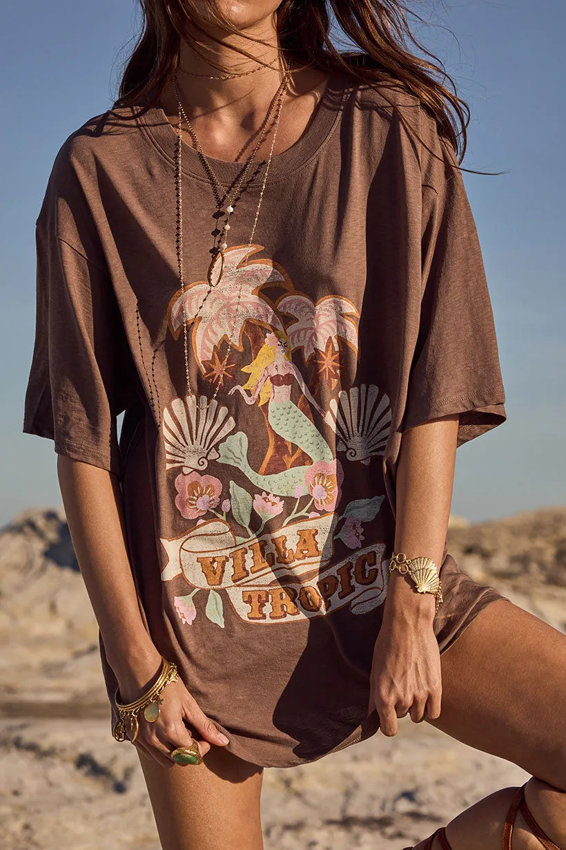 Villa Tropic Oversized Biker Tee sold by Spell product image thumbnail 5