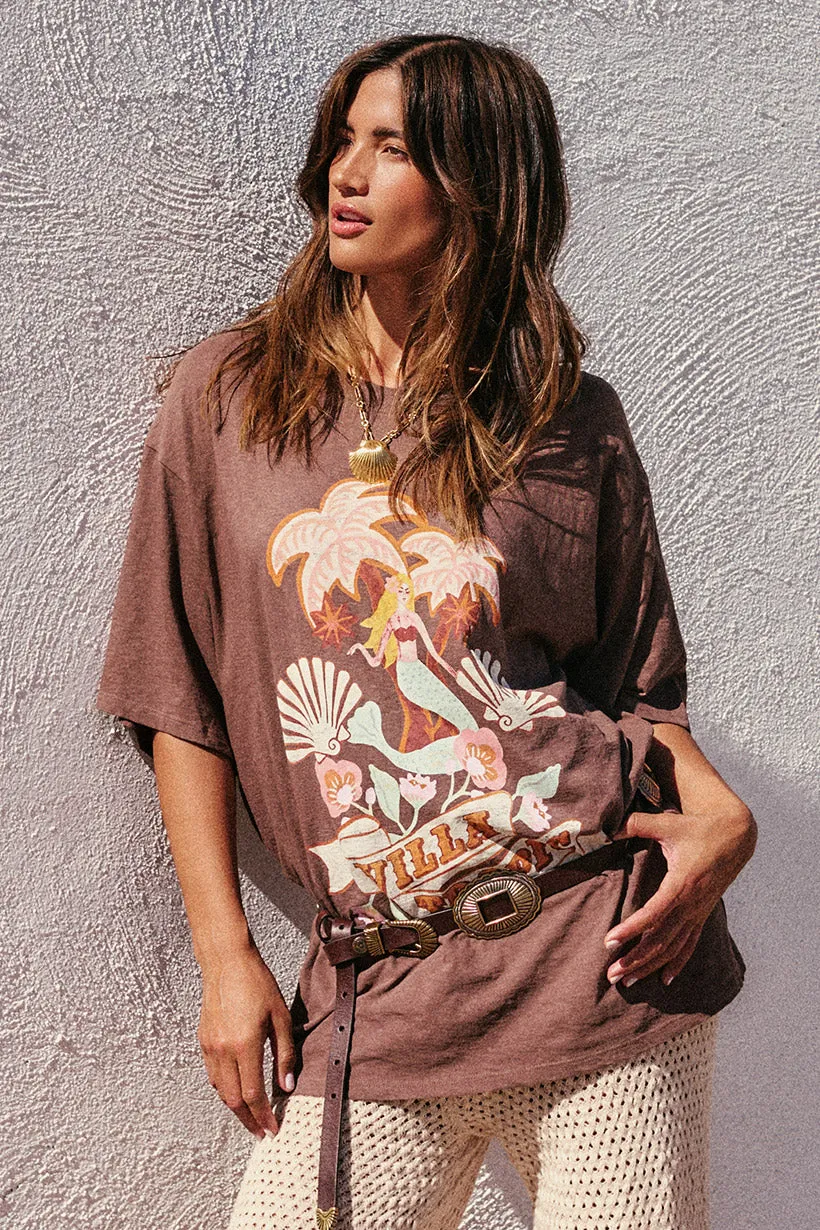 Villa Tropic Oversized Biker Tee sold by Spell product image thumbnail 2