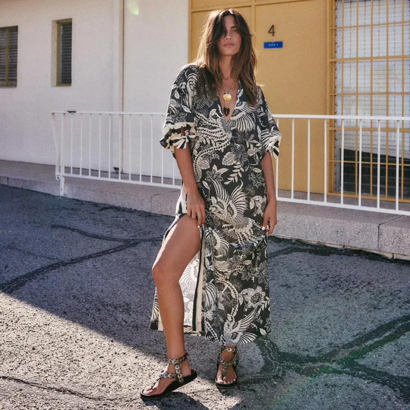 Volcano Goddess Kaftan sold by Spell