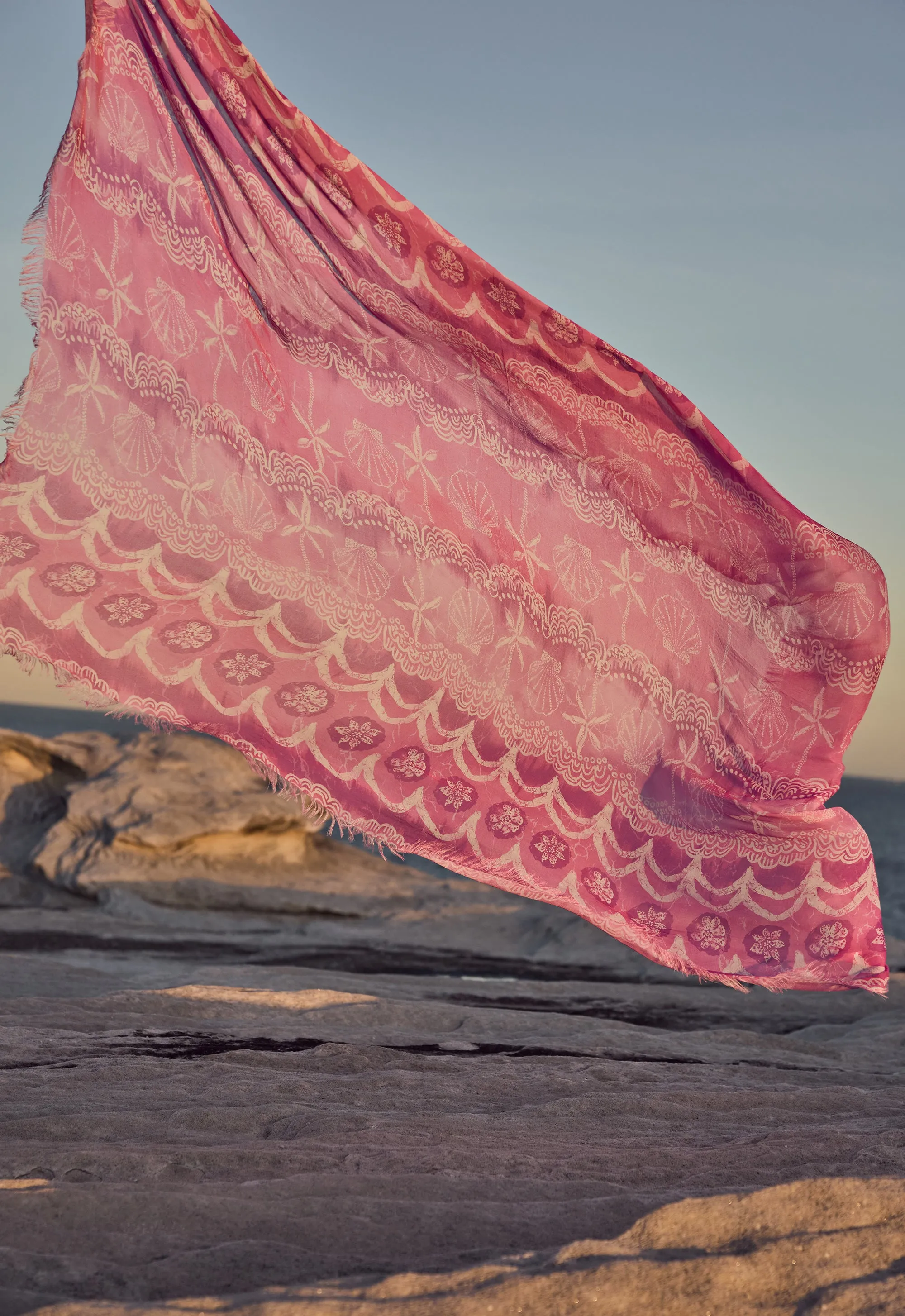 Mermaid Cove Travel Scarf sold by Spell product image thumbnail 2