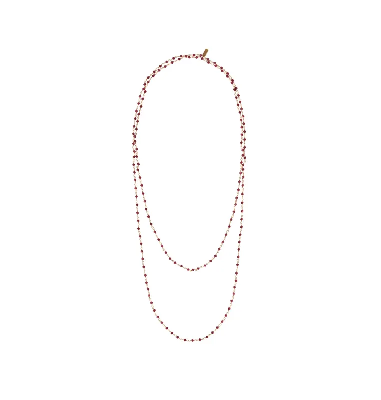 Atelier Long Beaded Chain Necklace made by Spell