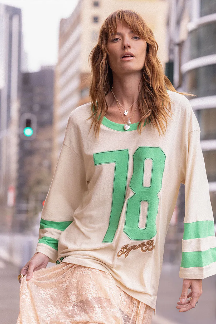 Homecoming Long Sleeve Biker Tee sold by Spell