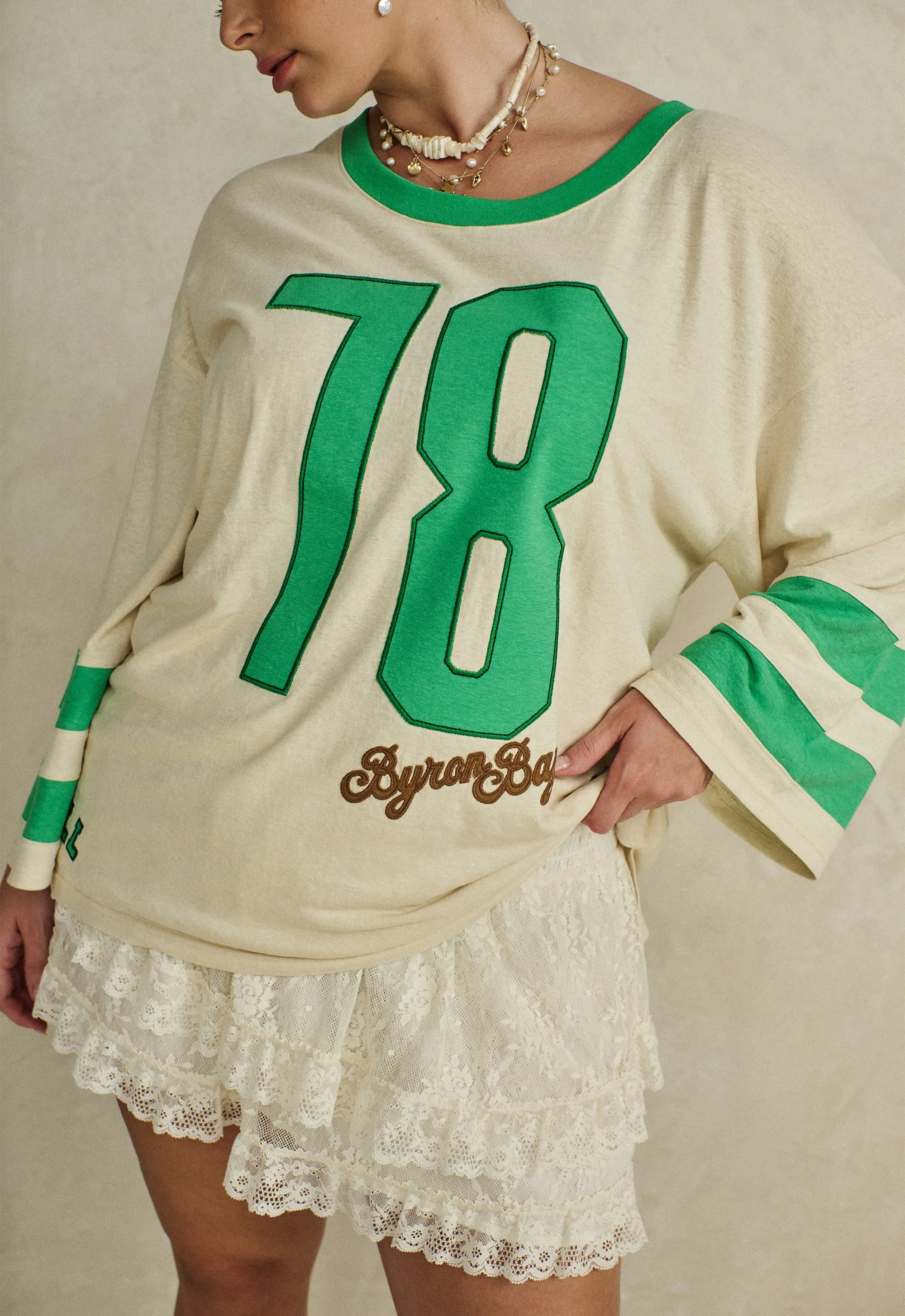 Homecoming Long Sleeve Biker Tee sold by Spell product image thumbnail 3