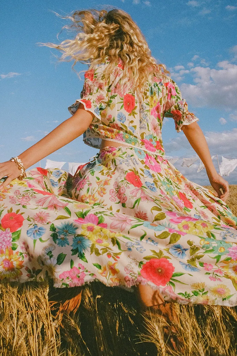 Valley of the Dolls Maxi Skirt sold by Spell product image thumbnail 2