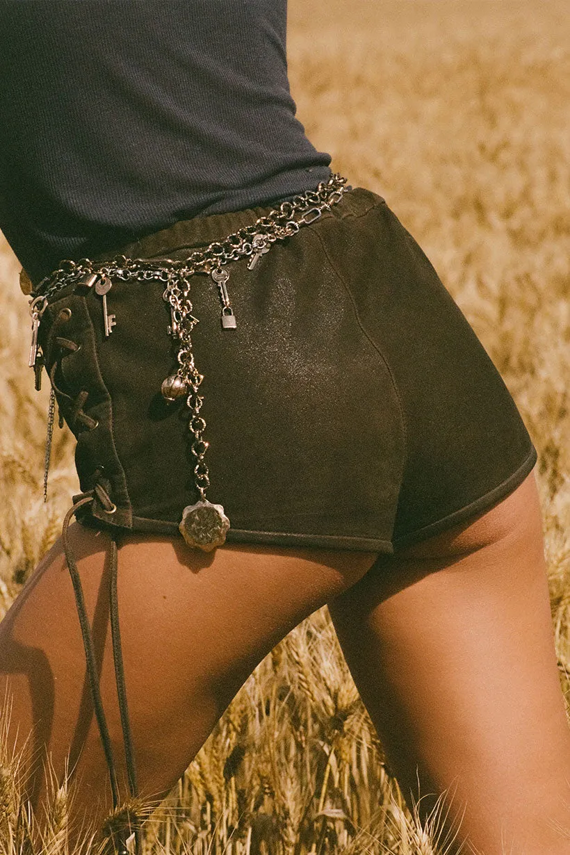 Fontaine Leather Mini Short sold by Spell product image thumbnail 2