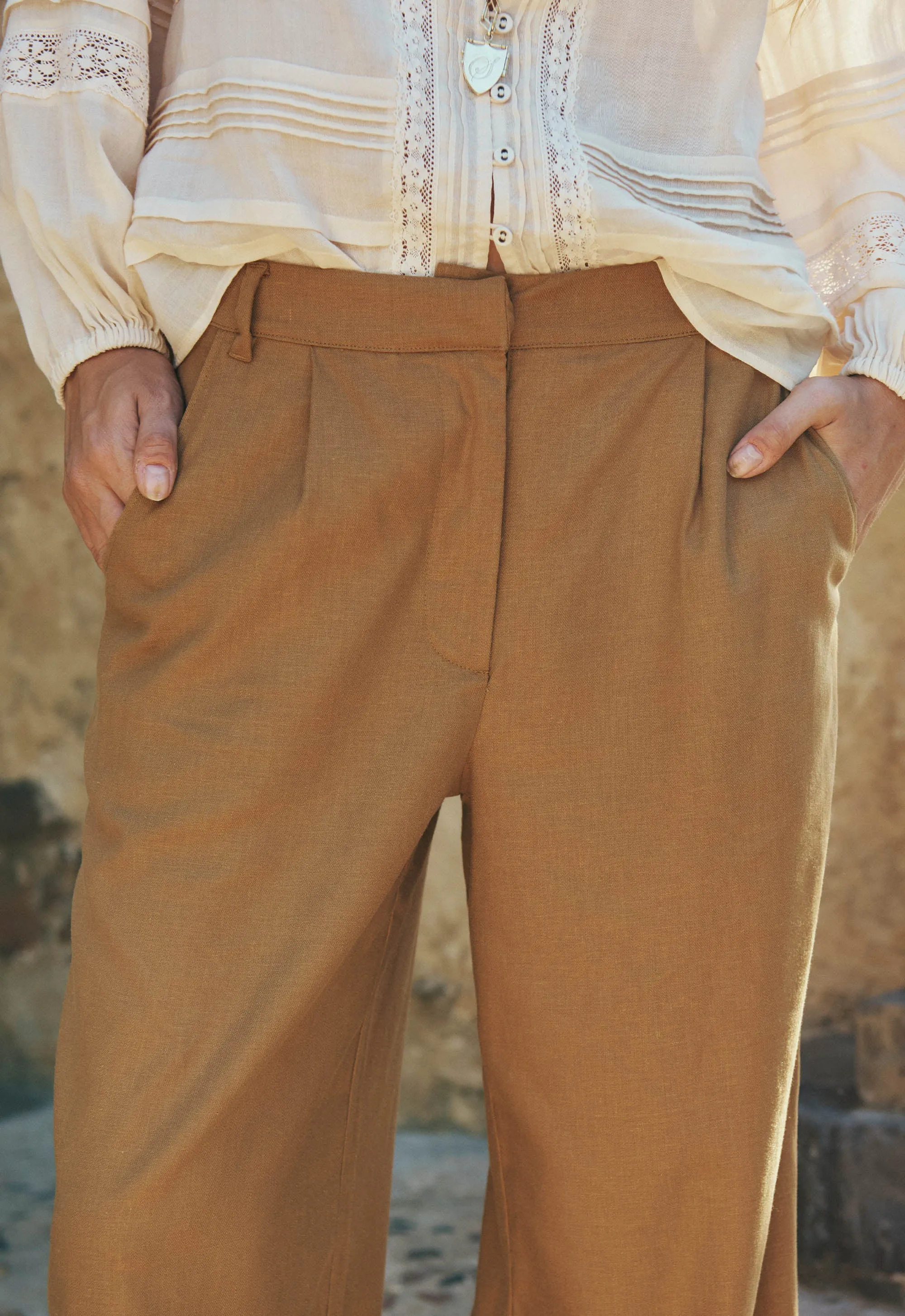 London Pleated Pant sold by Spell product image thumbnail 3