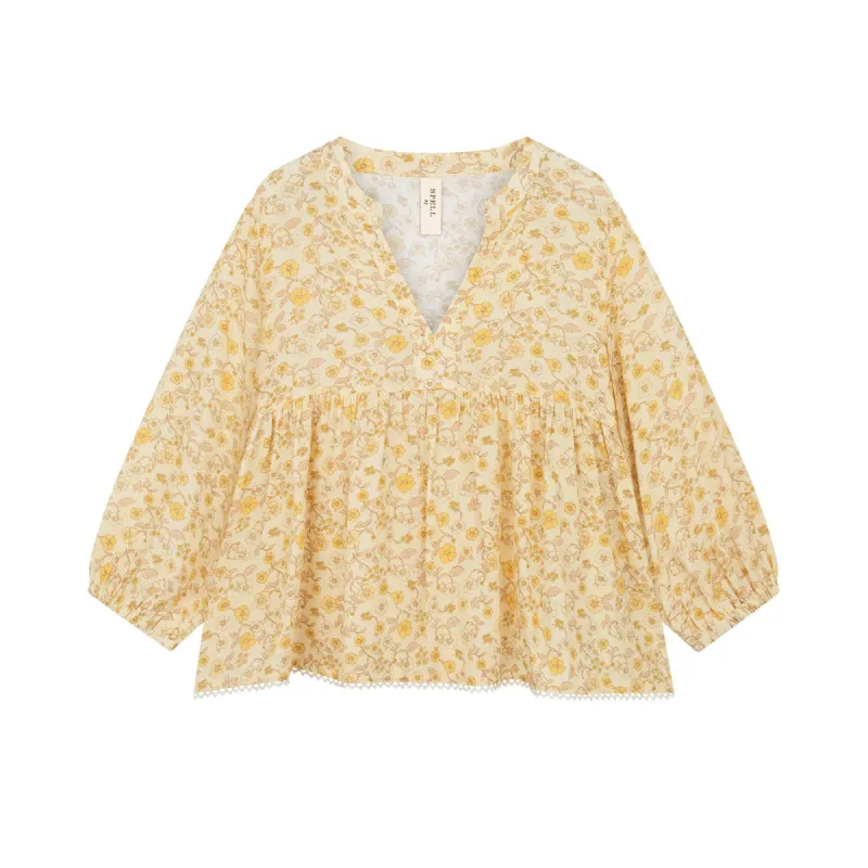 Little Spell Mossy Blouse sold by Spell