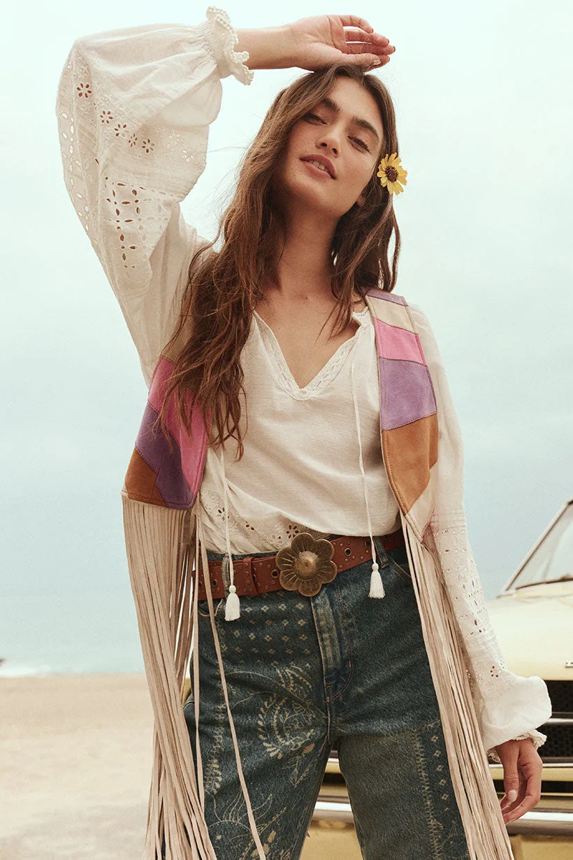 Love in the Afternoon Lace Blouse sold by Spell product image thumbnail 3