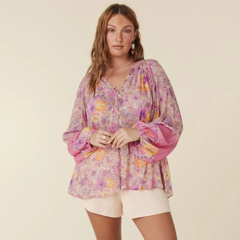 Hibiscus Lane Blouse sold by Spell