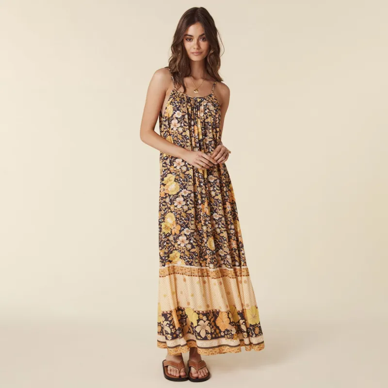 Hibiscus Lane Strappy Maxi Dress sold by Spell
