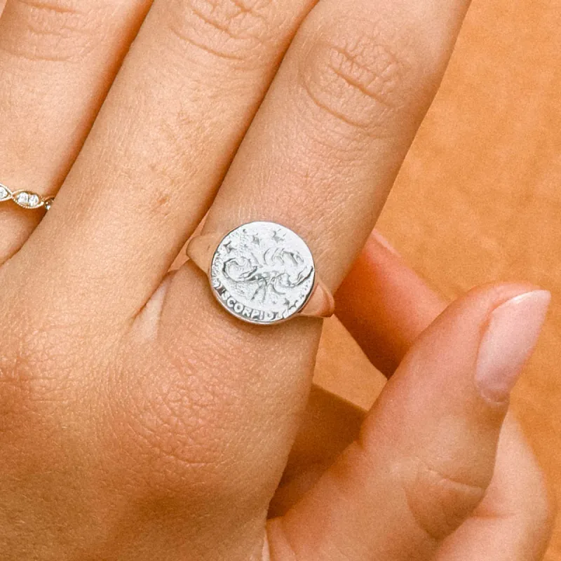 Scorpio Stargazer Zodiac Ring sold by Spell