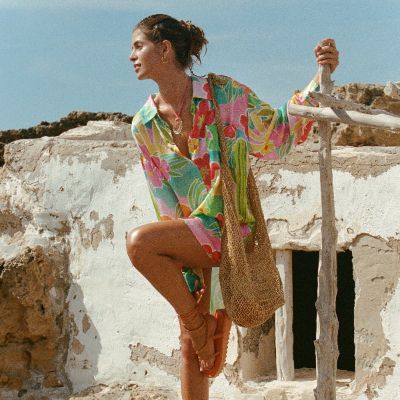 Margi Hour Shirt Dress sold by Spell