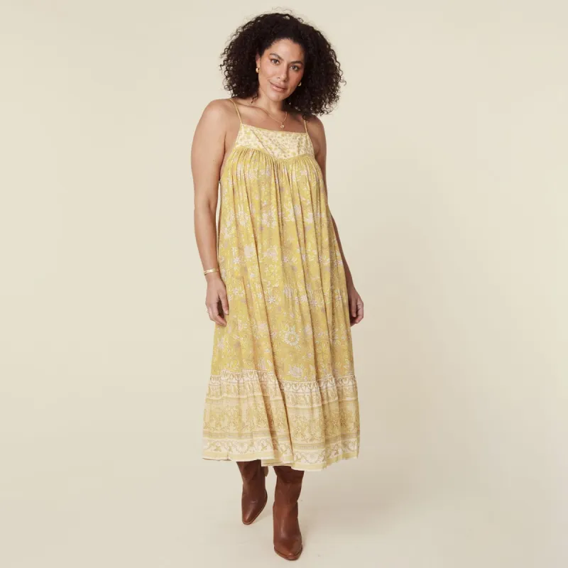 Mossy Strappy Midi Dress sold by Spell
