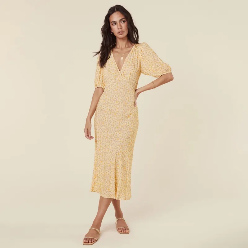 Mossy Bias-Cut Midi Dress sold by Spell