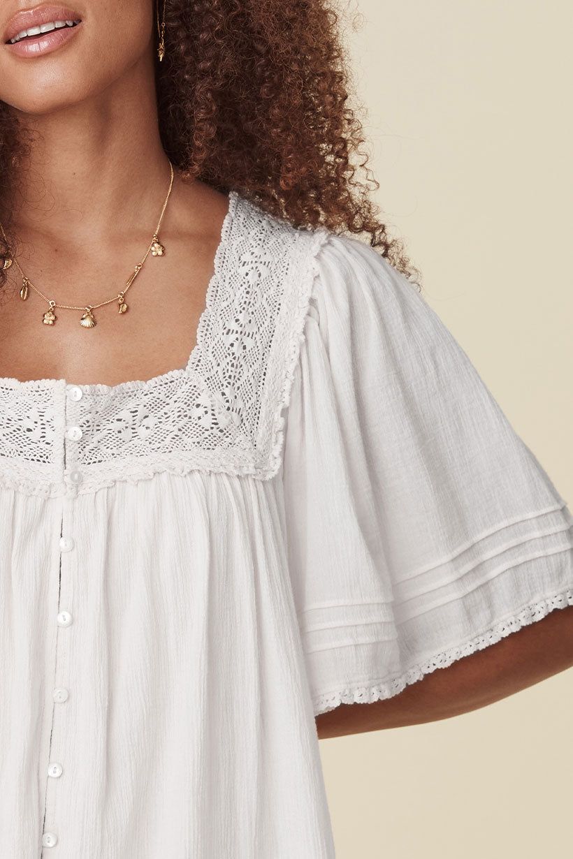 Cassie Lace Mini Dress sold by Spell product image thumbnail 3