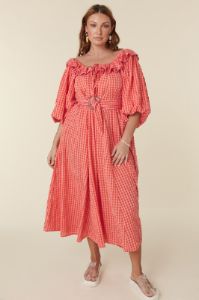 Strawberry Fields Midi Dress sold by Spell