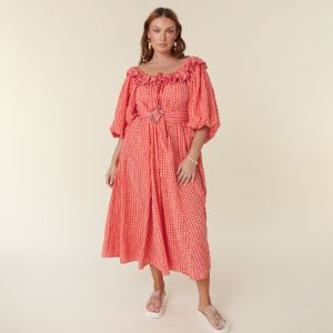 Strawberry Fields Midi Dress sold by Spell