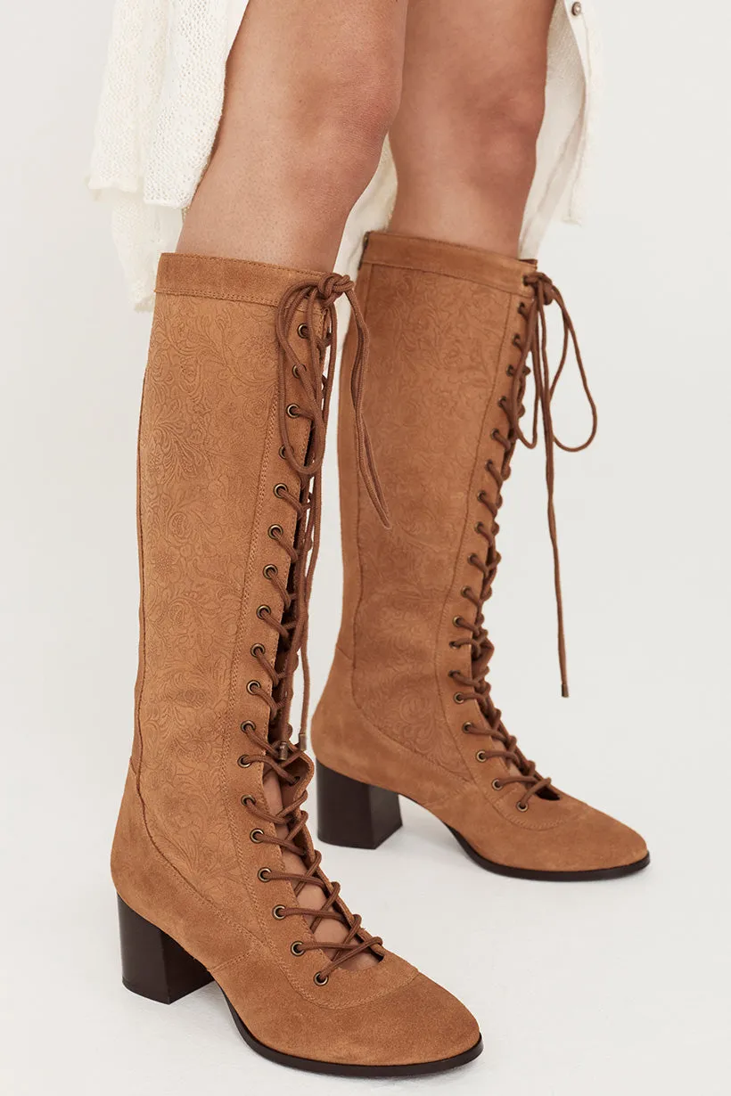 Clair De Lune Lace Up Boots sold by Spell product image thumbnail 2
