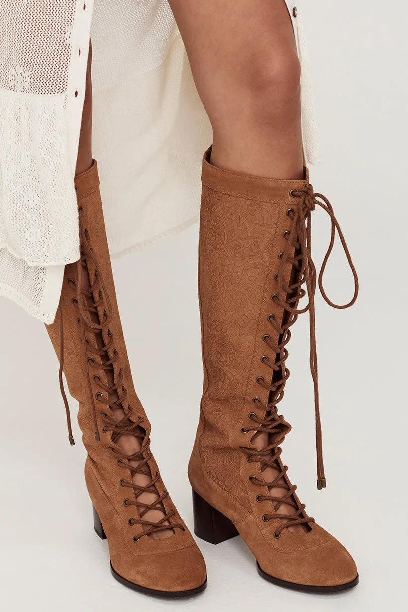 Clair De Lune Lace Up Boots sold by Spell product image thumbnail 3