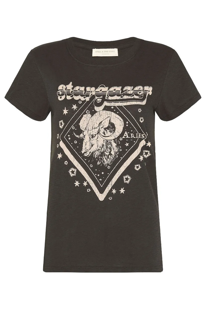 Aries Stargazer Tee sold by Spell product image thumbnail 5