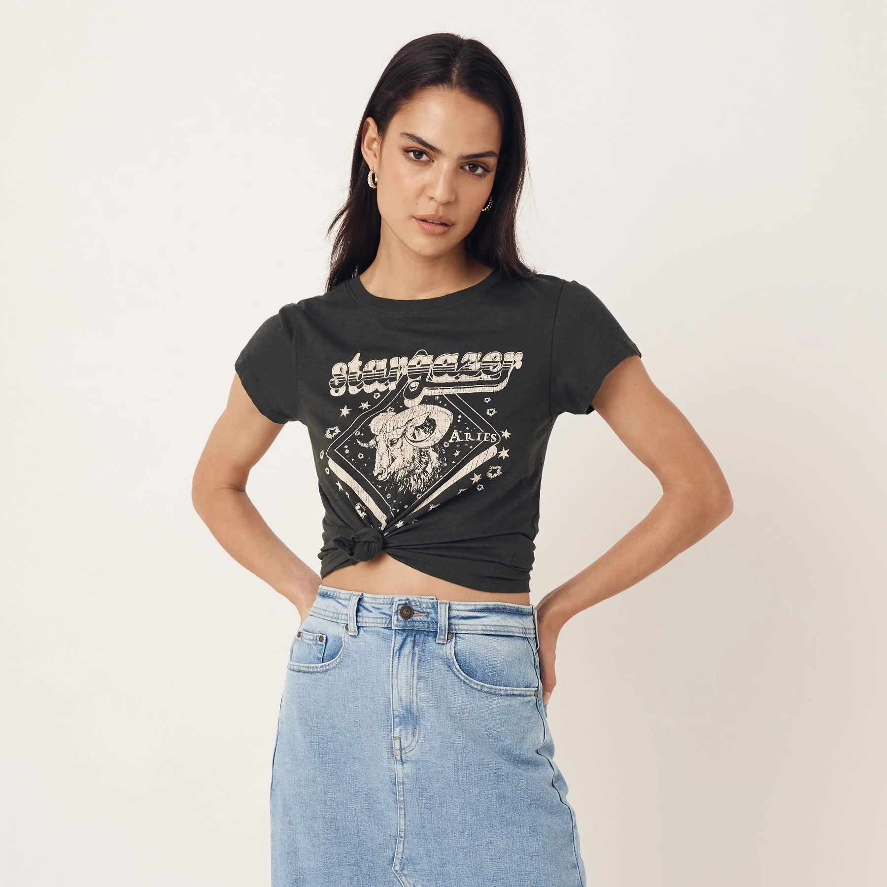 Aries Stargazer Tee sold by Spell