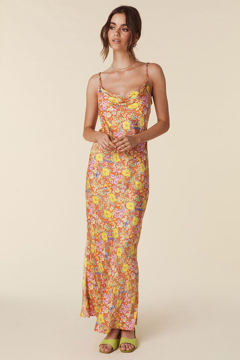 Last Drinks Bias Strappy Maxi Dress sold by Spell product image thumbnail 6