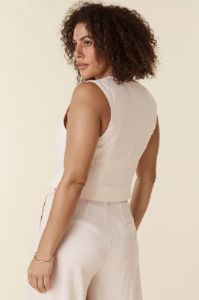 Every Single Day Linen Waistcoat sold by Spell