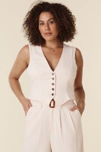 Every Single Day Linen Waistcoat sold by Spell