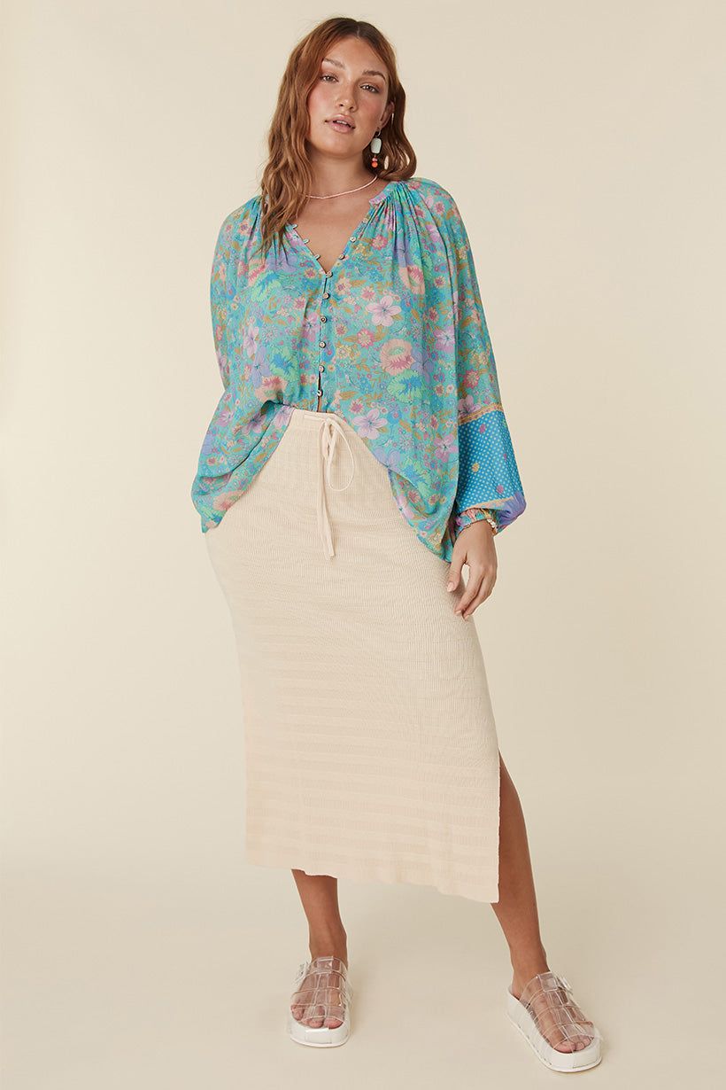 Sunray Knit Midi Skirt sold by Spell product image thumbnail 7