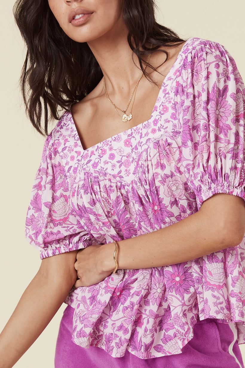 Mossy Short Sleeve Blouse sold by Spell product image thumbnail 3