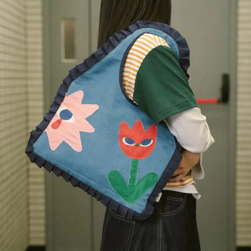 Work Hard Stay Cute Suede Bag | Liunic on Things sold by Liunic on Things